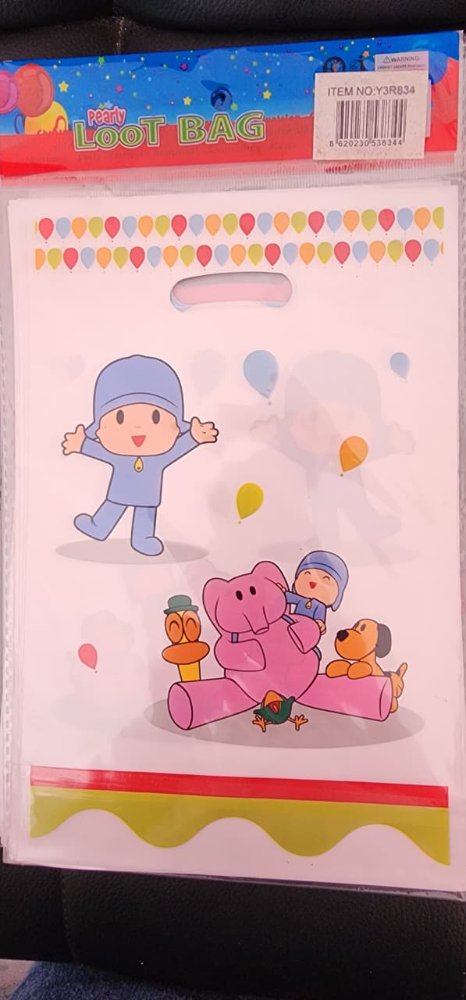 Bolsitas de regalo Happy Birthday 16.5x25cm BOLSA DE POCOYO