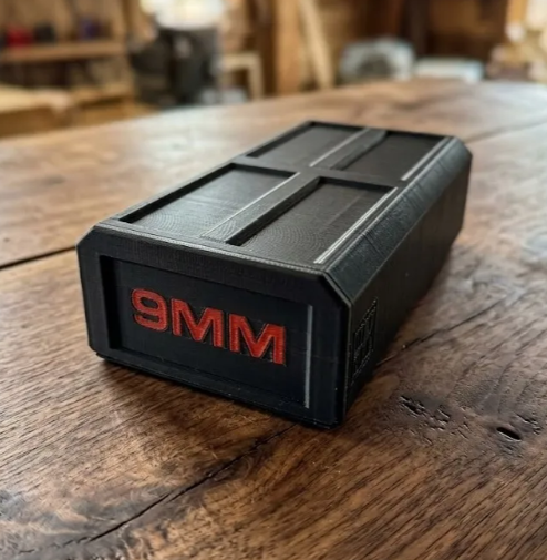 Box 9mm x50u apilable