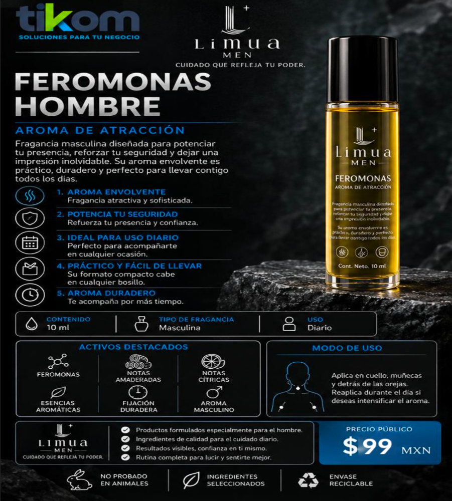 FEROMONAS HOMBRE