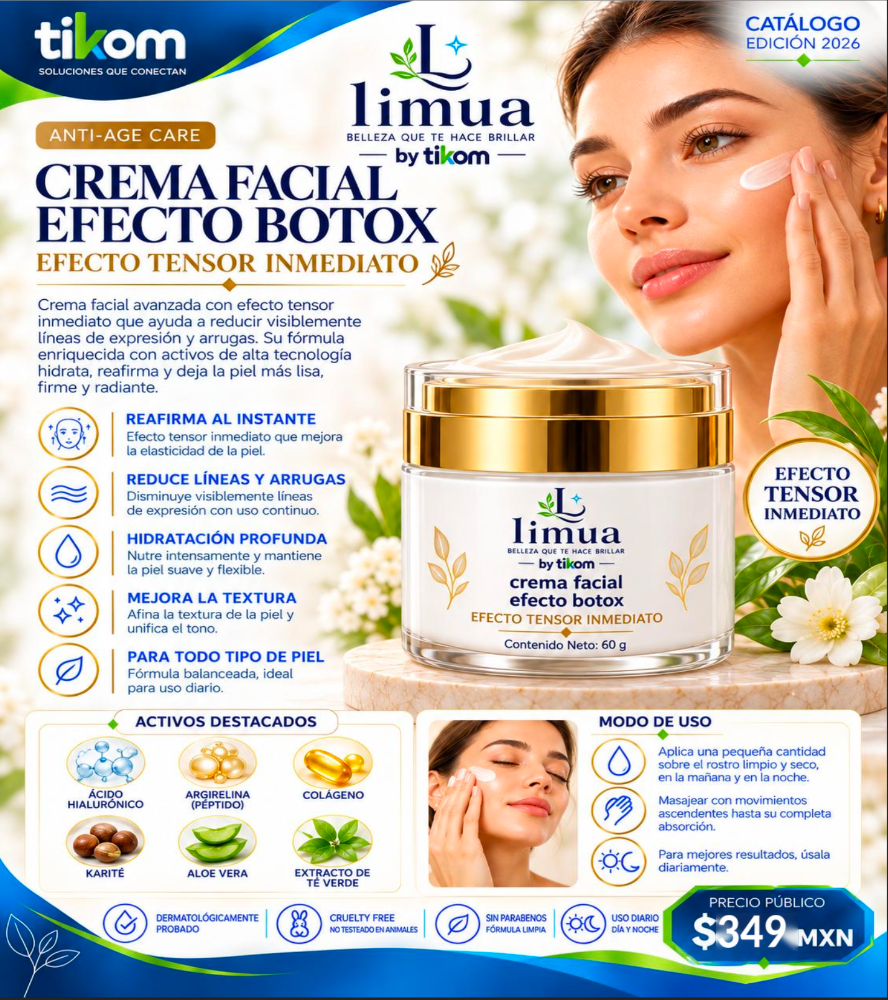 CREMA FACIAL EFECTO BOTOX