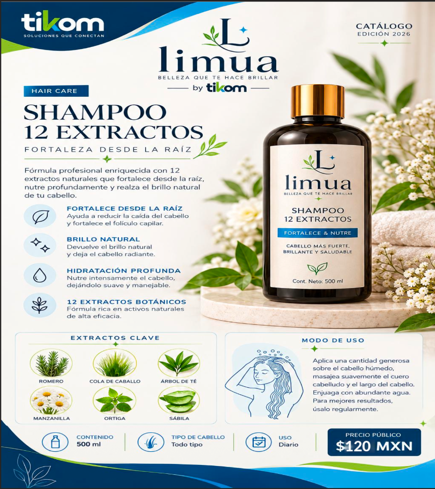 SHAMPOO 12 EXTRACTOS