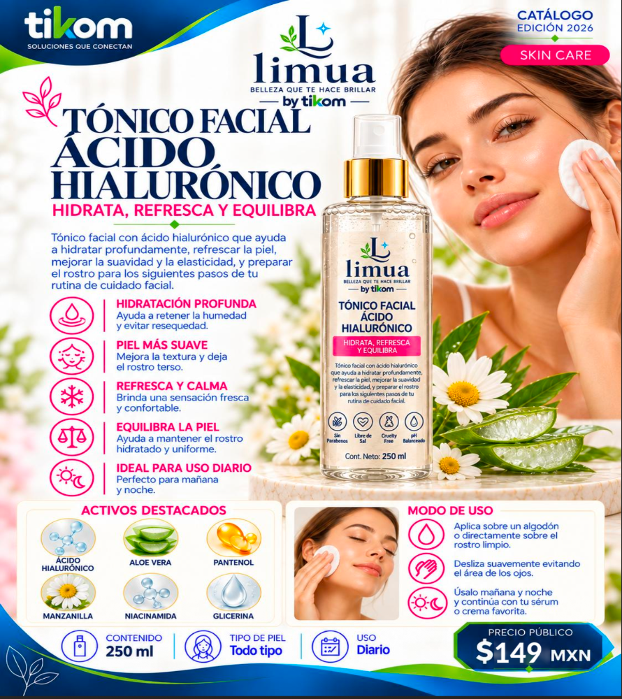 TÓNICO FACIAL ÁCIDO HIALURÓNICO