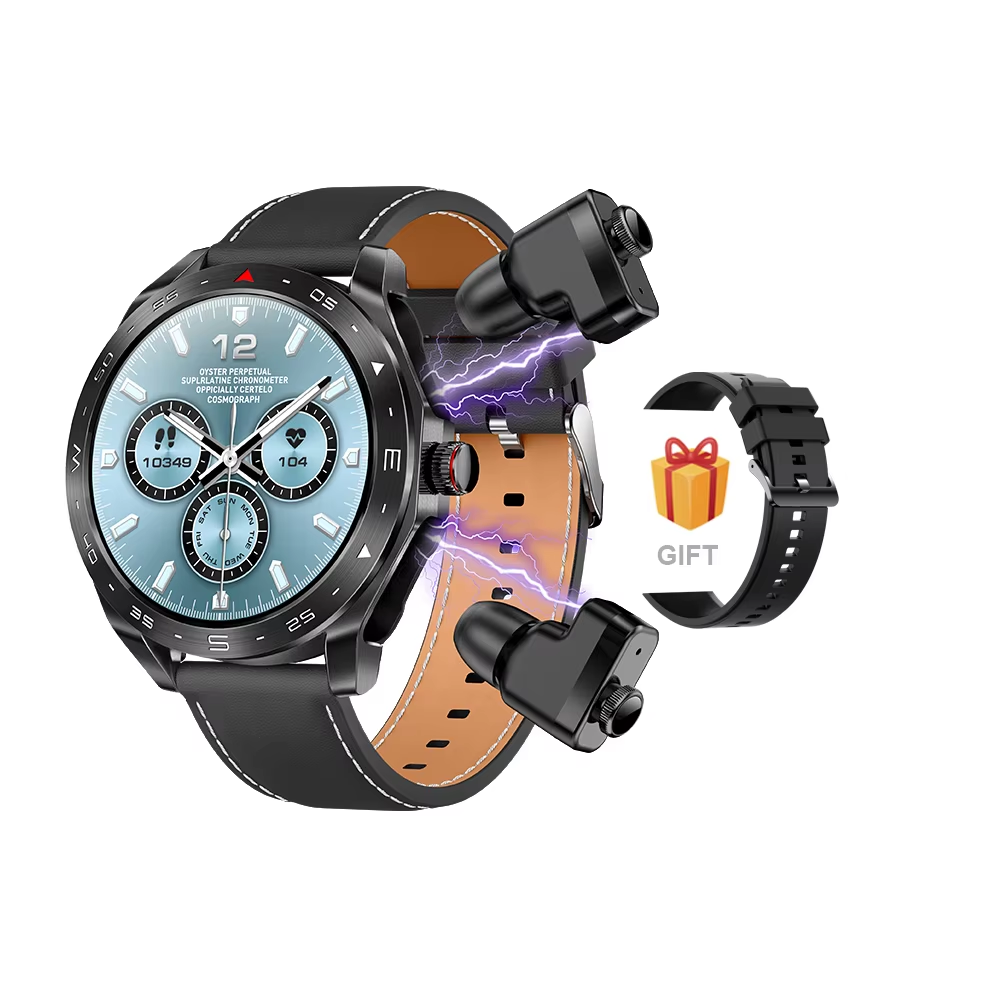 Reloj Smartwach Con Audifonos T95 Negro