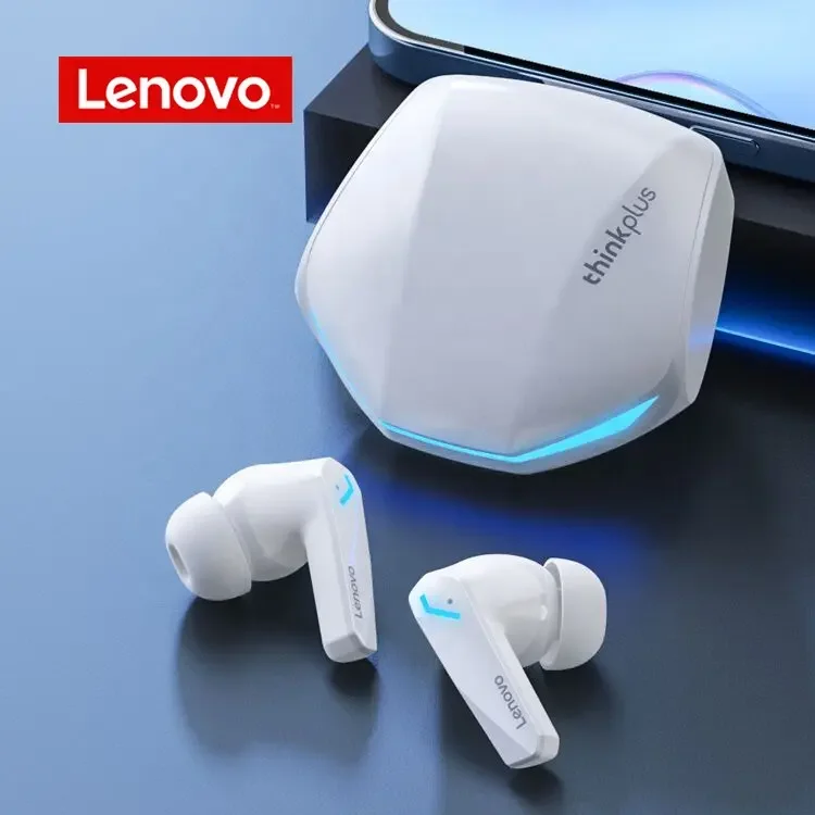Audifonos Inalambricos Lenovo Gamer Blancos