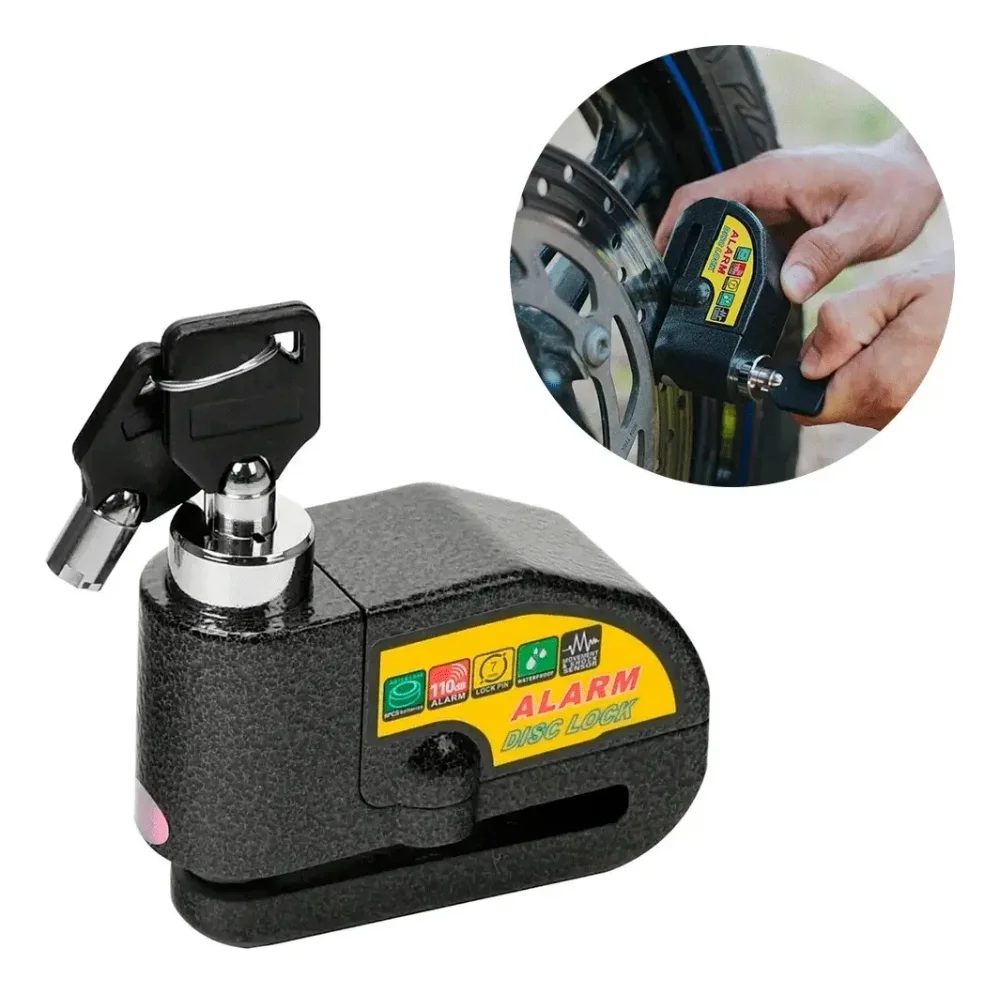 Candado Para Moto Con Alarma