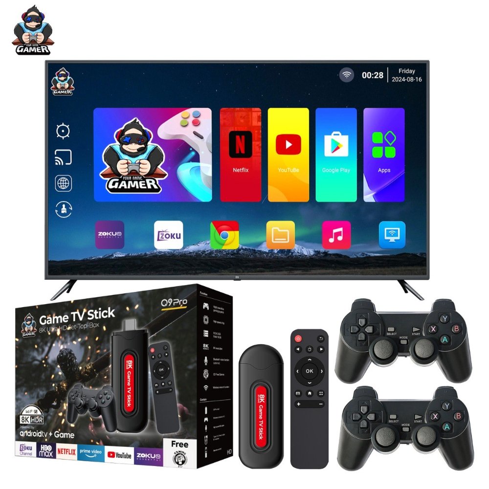 Game Tv Stick 8k Q9 10.000 Juegos