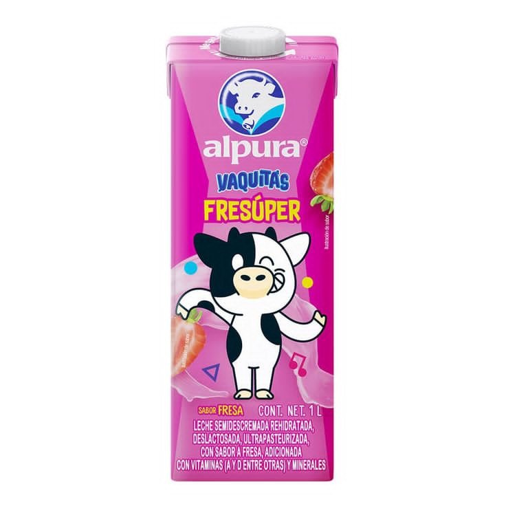 Alpura vaquitas fresa 200ml