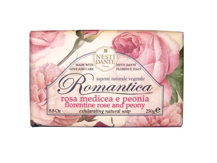 JABON ROSA PEONIA ROMANTICA 250 GR DOLCE