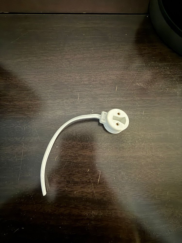 BASE PARA TUBO LED DE 2 POLOS