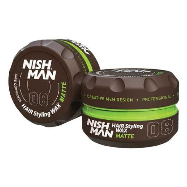 NISHMAN AQUA HAIR WAX MATTE 08 150ML
