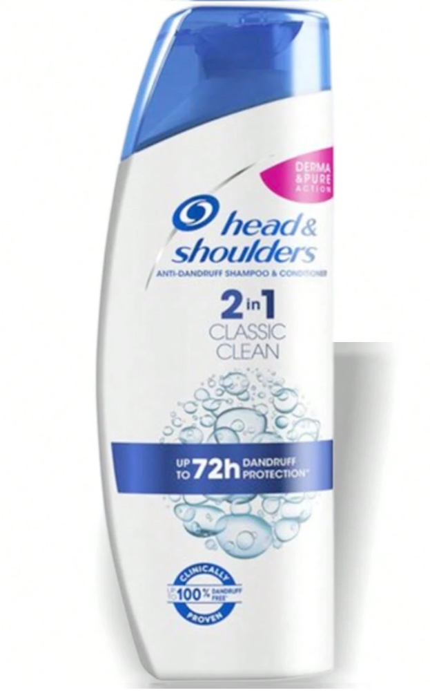 Shampoo Head & Shoulders Classic Clean Champús y acondicionadores 6.7oz/200ml