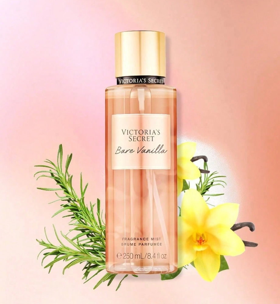 Victoria's Secret Bruma corporal de vainilla sin perfume para mujeres, perfume en bruma, perfumes 8.4oz/250ml