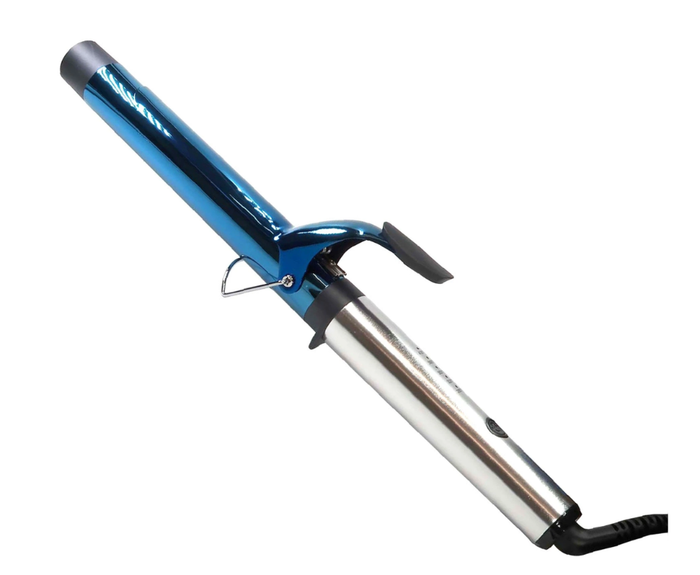 Rizador de pelo de barril extendido de titanio nano, 1 pieza, 1 1/4 pulgadas