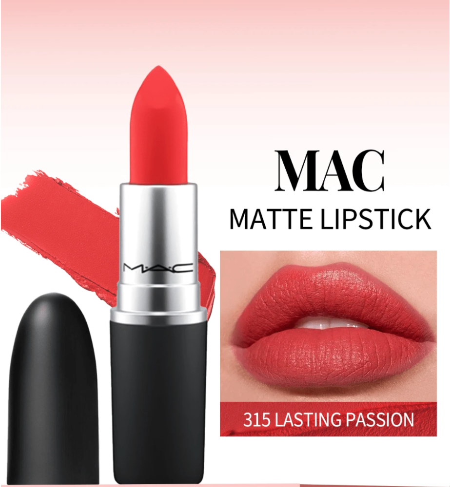 MAC Labial Powder Kiss 315 Lasting Passion Maquillaje Color de Labios 0.1oz/3g