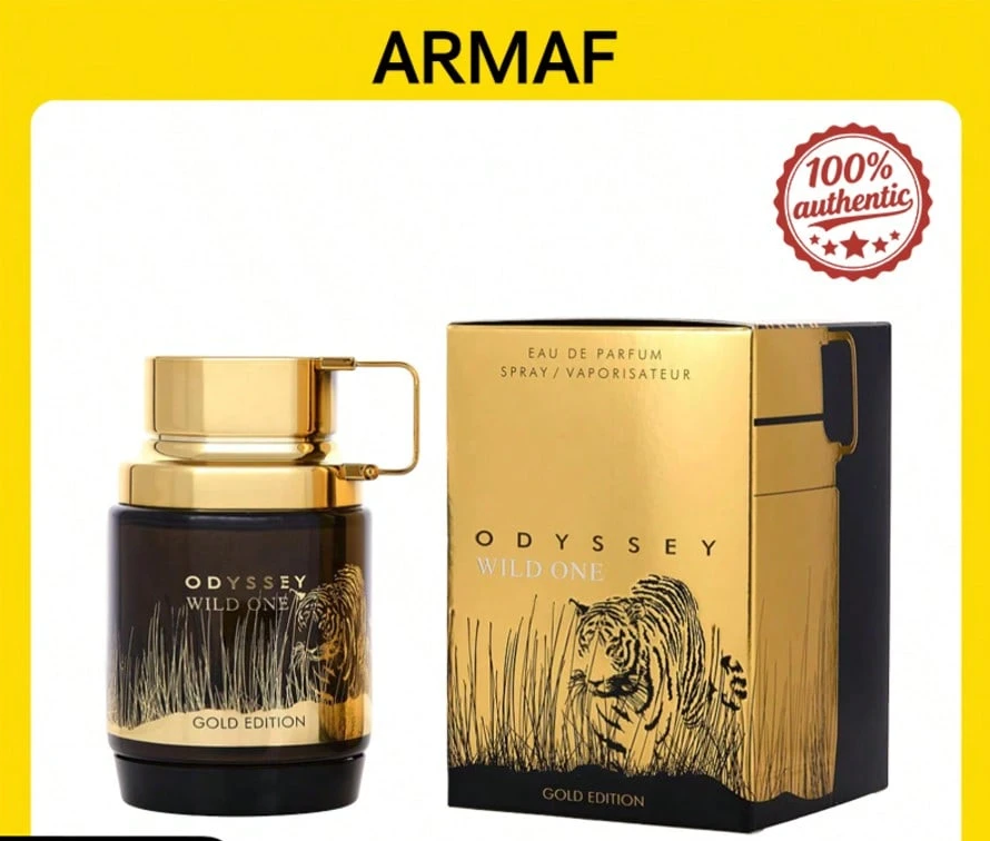 Armaf Eau de Parfum Spray Odyssey Wild One para Hombres (Edición Dorada) 100ml