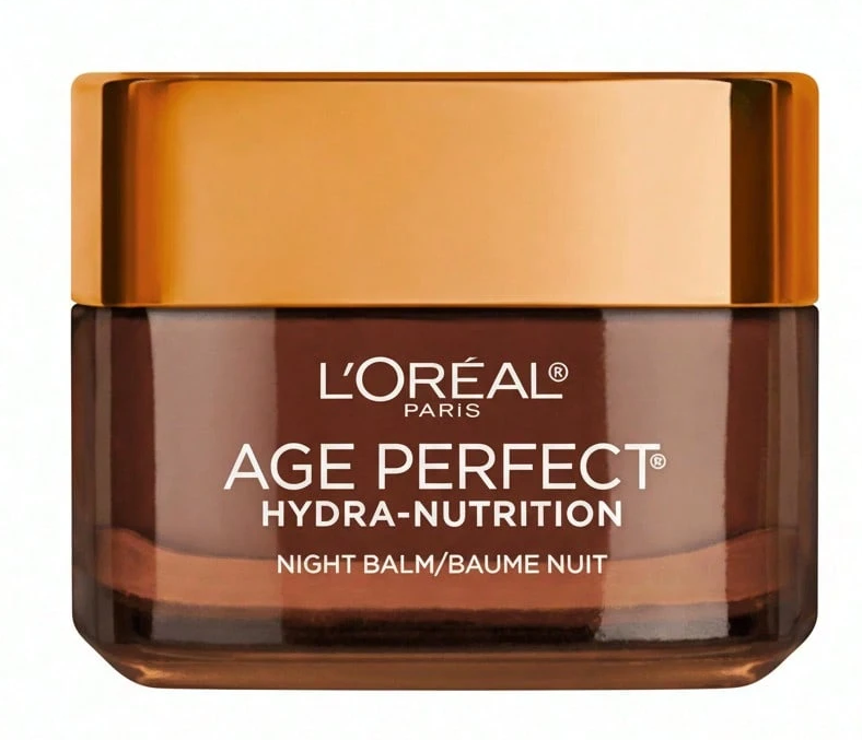 Bálsamo hidratante nutritivo de miel para la noche Age Perfect de 1.7oz/48g. Hidratante, nutritivo y restaurador para usar por la noche