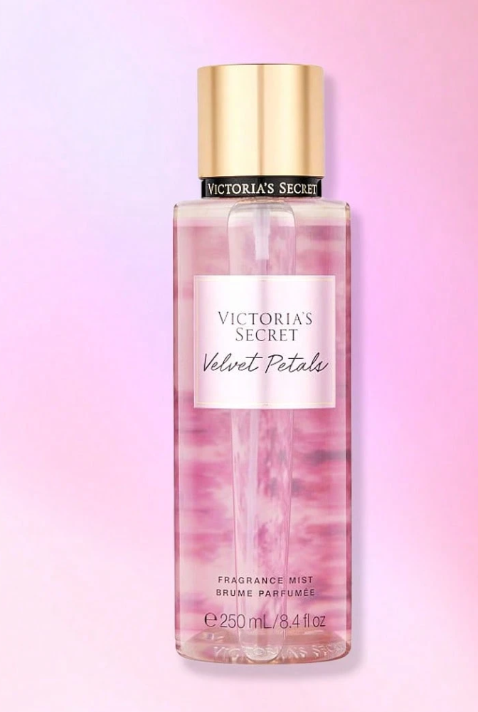 Victoria's Secret Bruma corporal de pétalos de terciopelo para mujeres, perfume en bruma, perfumes 8.4oz/250ml,