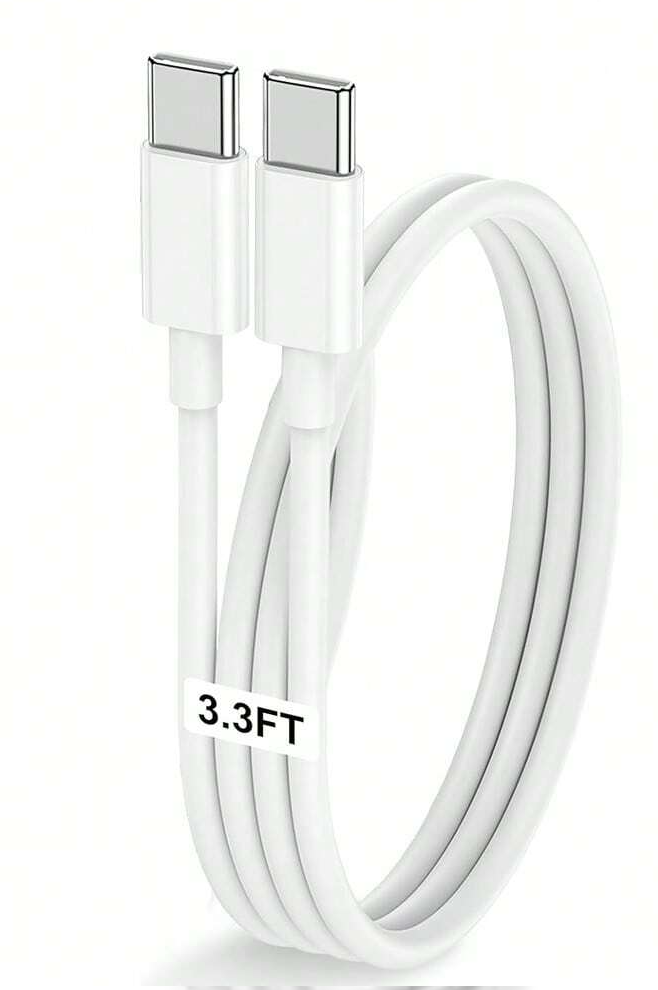 Cable de carga USB-C a Tipo-C, [1m/2m/3m] Cable de datos de carga rápida