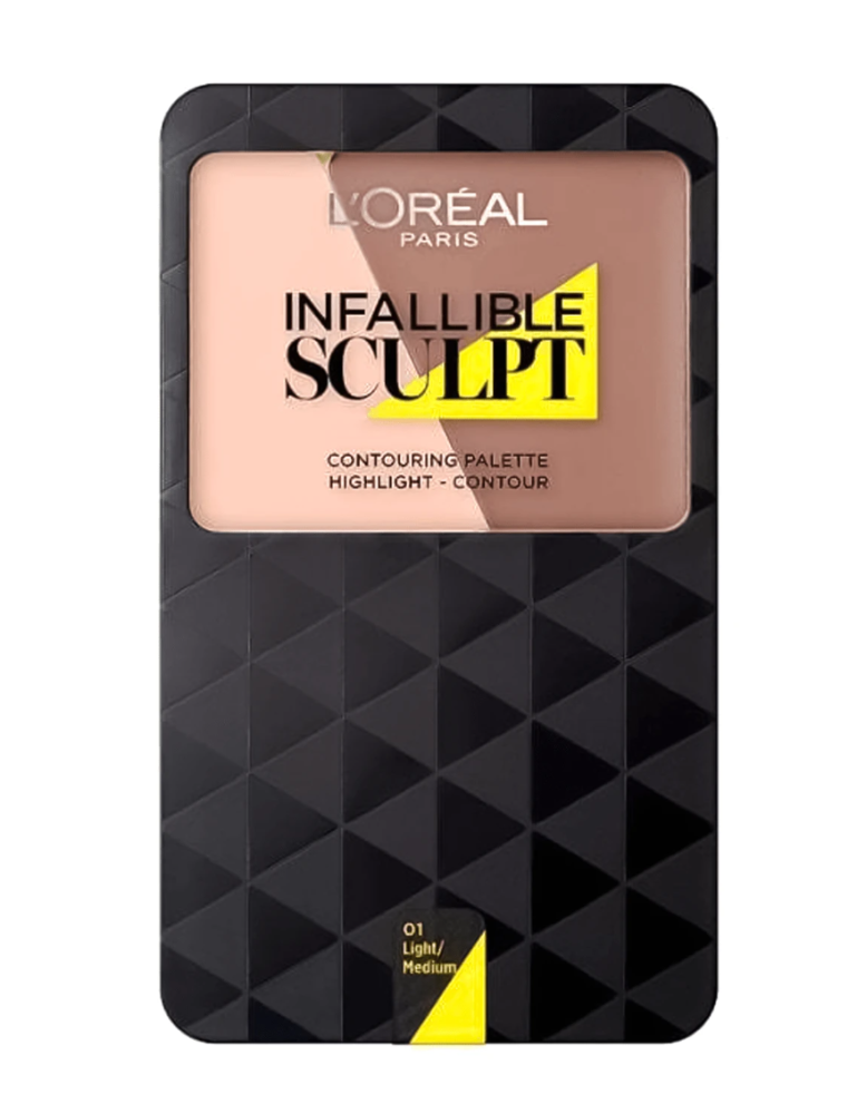 L'Oreal Paleta de contorneado Infallible Sculpt 01 Light Makeup Bronzer 10g