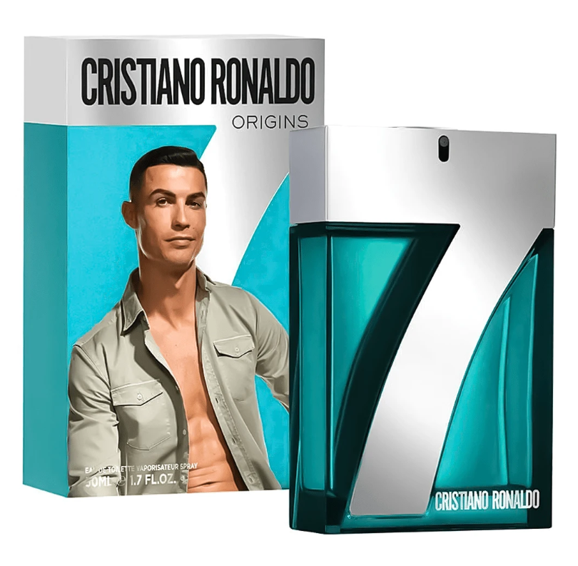 Cristiano Ronaldo Eau de Toilette Spray CR7 Origins para Hombres EDT 1.7oz/50ml