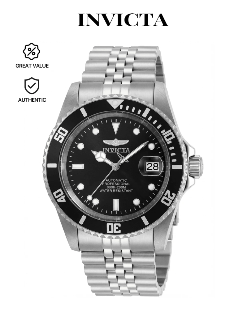 Reloj Invicta Pro Diver para hombre 33268 de cuarzo con 3 manecillas y esfera azul