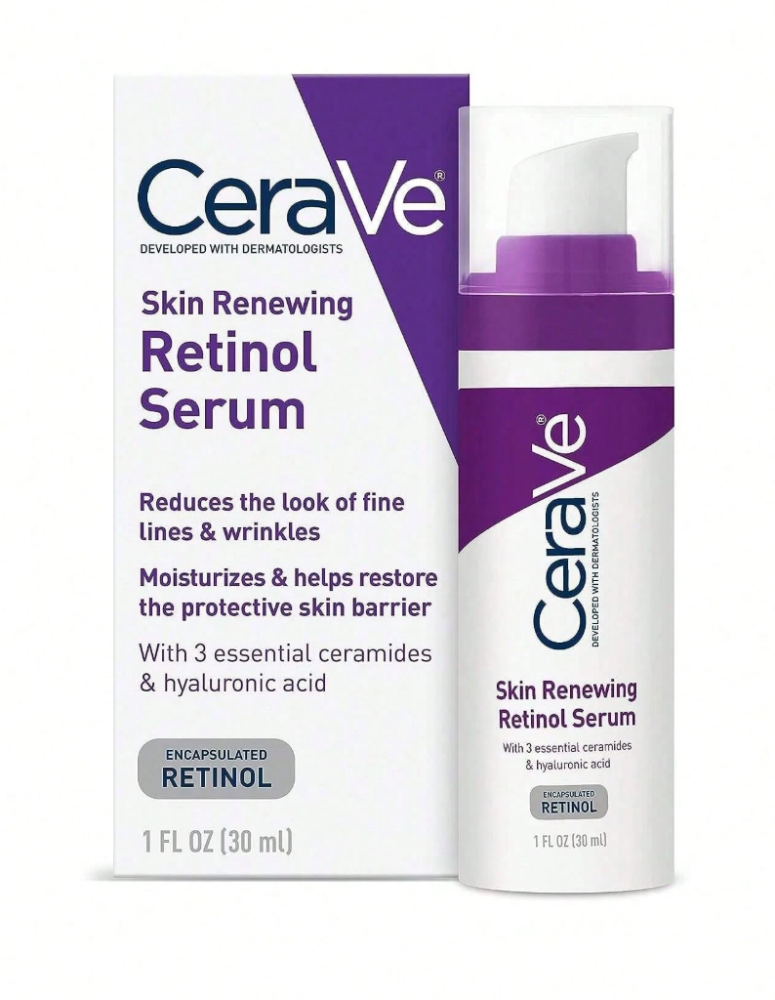 CeraVe Suero regenerador de piel con retinol, 1 oz/30 ml
