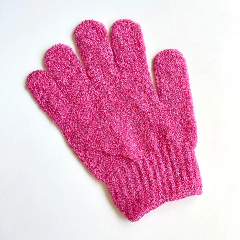 Guante Exfoliante Fucsia