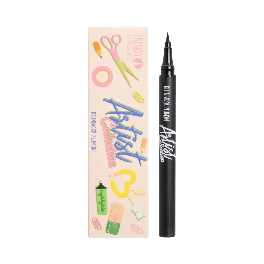 Delineador Plumón Profesional Artist Collection Negro - Trendy