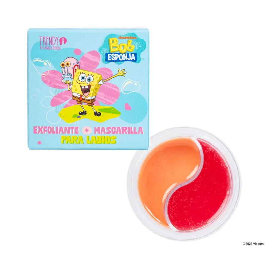 Duo Exfoliante Mascarilla de Labios Bob Esponja - Trendy