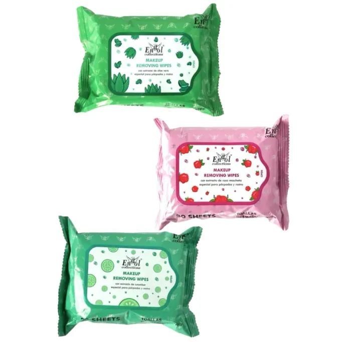 Pañitos desmaquillantes Aloe y Pepino - Engol