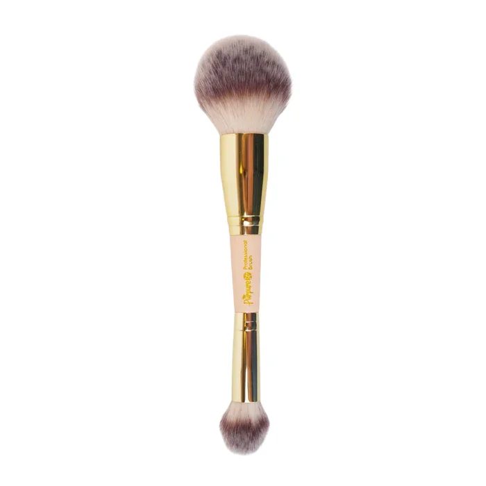 Brocha Doble Polvos-Iluminador - Purpure