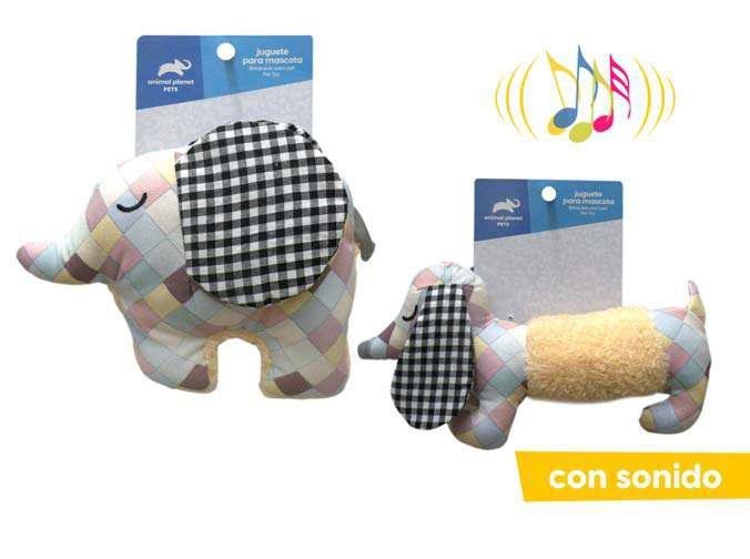 peluche con orejas sensoriales y sonido chillón