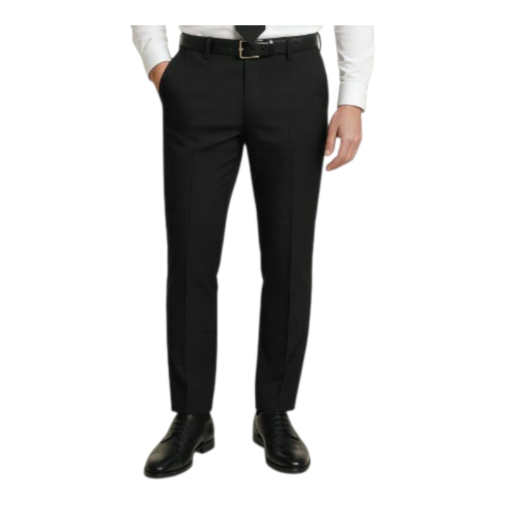 CALVIN KLEIN pantalón T/30X29 de vestir para hombre, negro