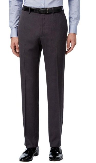 CALVIN KLEIN pantalón T/30X29 de vestir para hombre, gris oscuro