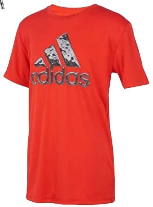 ADIDAS T/10/12 CAJA NO. 15 PLAYERA DE NIÑO ROJA