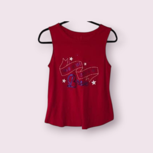 APT.9 Playera sin mangas T/L para mujer, rojo Brave