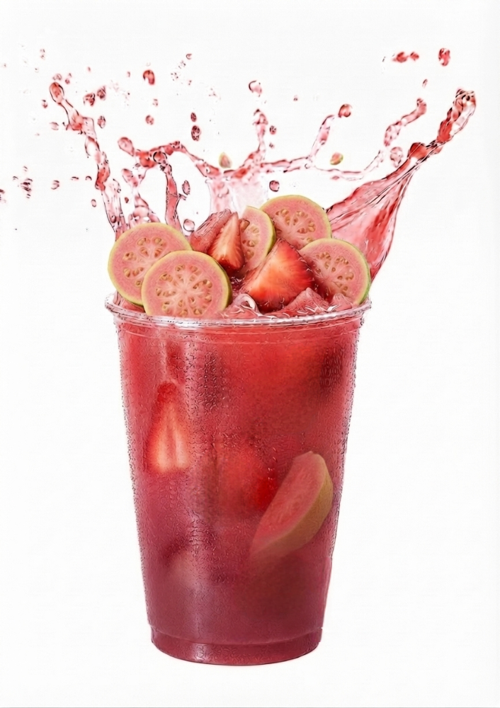 Agua de Fresa Guayaba