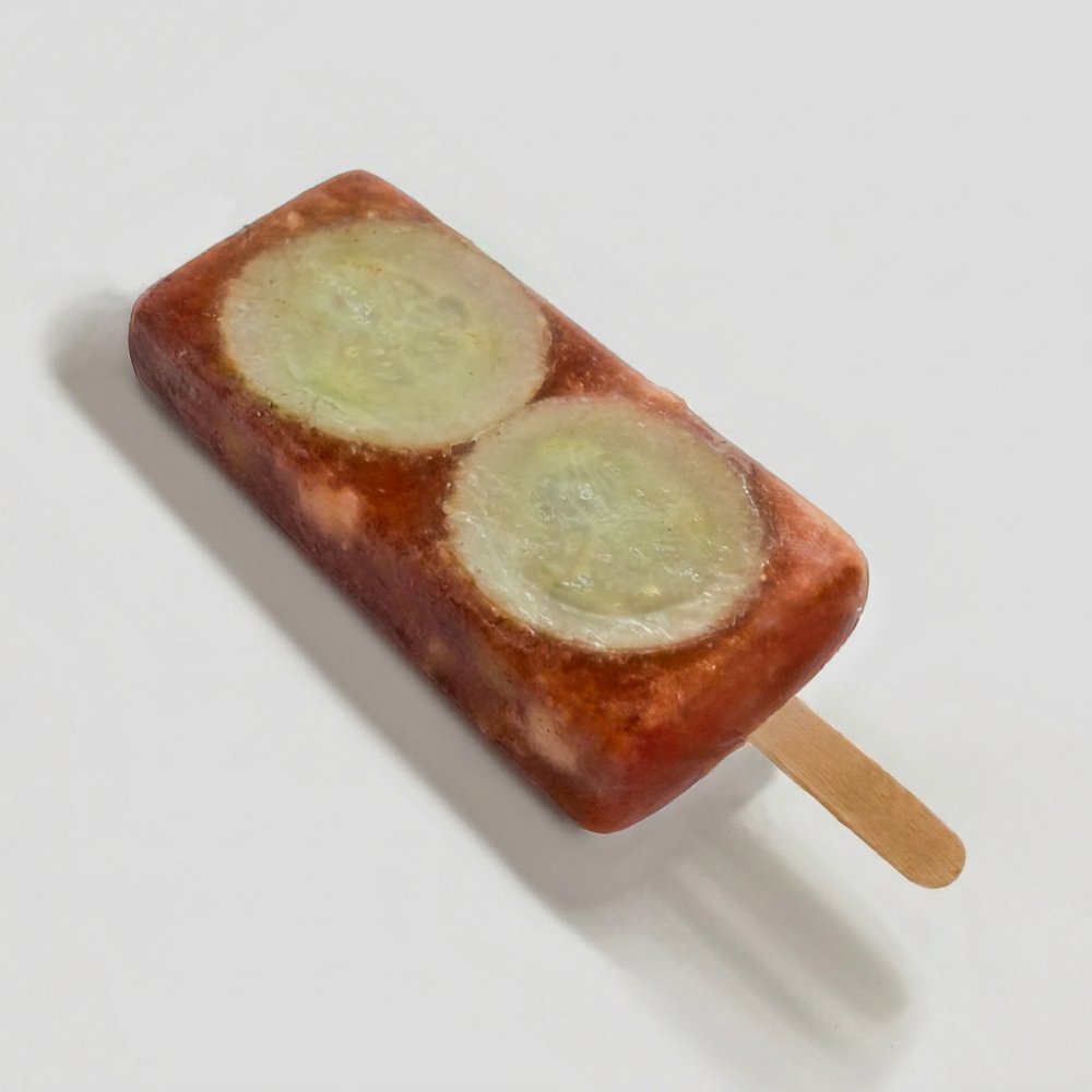 Paleta Agua Pepino Chamoy