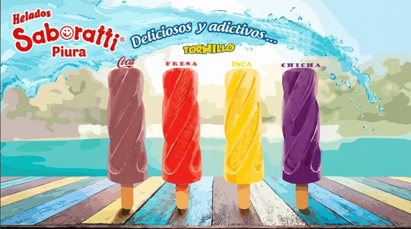 TORNILLOS DE HIELO (COCA KOLA, INKA COLA, CHICHA Y FRESA)
