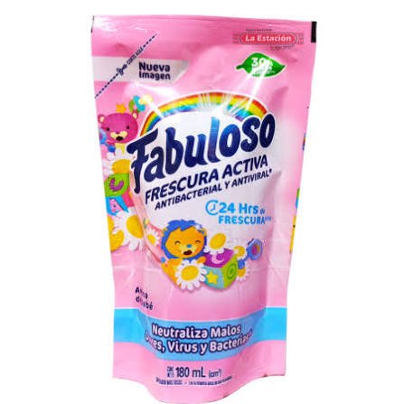 LIMPIAPISOS FABULOSO BEBÉ DOYPACK X 180 ML
