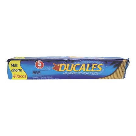 DUCALES GALLETAS MÁS AHORRO 4 TACOS BOLSA 430 G