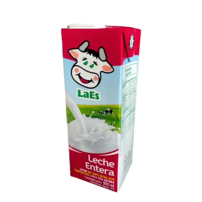 LAES LECHE ENTERA NATURAL BOLSA 900 ML