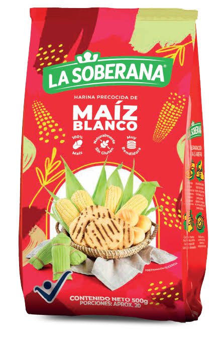 LA SOBERANA MAIZ BLANCO X 500G