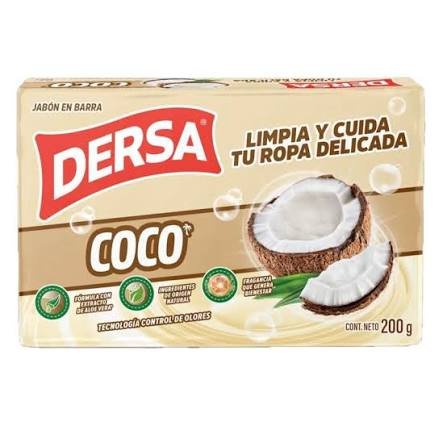 JABÓN DERSA COCO SUAVIZANTE X 200 GR