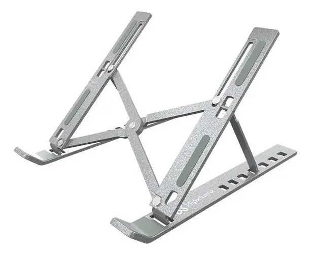 Base Laptop Metálica Plegable Soporte Mesa Ajustable Tablet