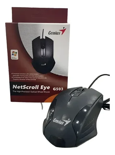 Mouse Genius Scroll Usb Optico Laptop Pc Servidor Dvr Mdj