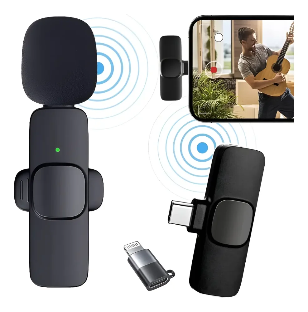 Microfono Balita K9 Inalámbrico Lavalier Tipo C O Lightning