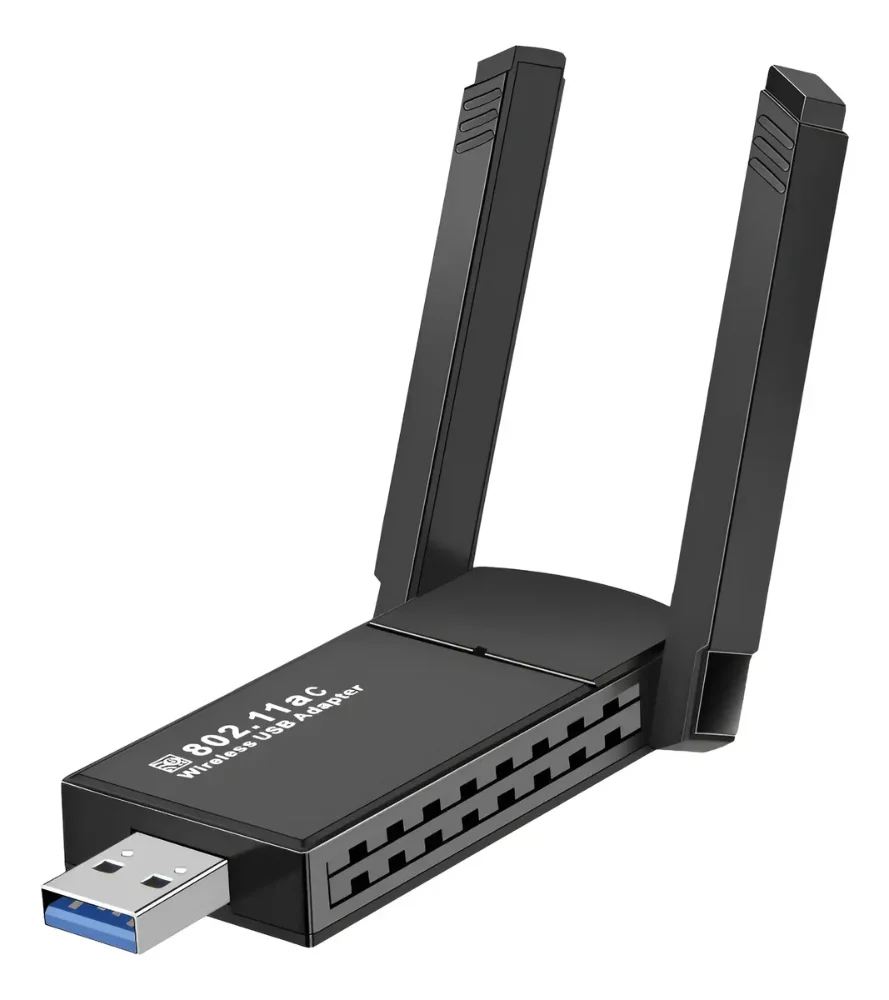Antena Wifi Ac 1300mbps Usb Doble Banda 2.4ghz Y 5ghz