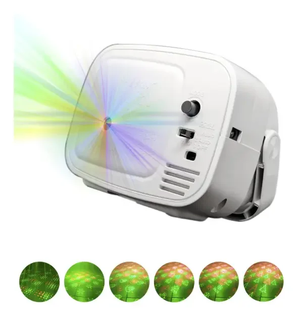 Mini Laser Estrellas Disco, Dj, Audioritmico Fiestas Navidad