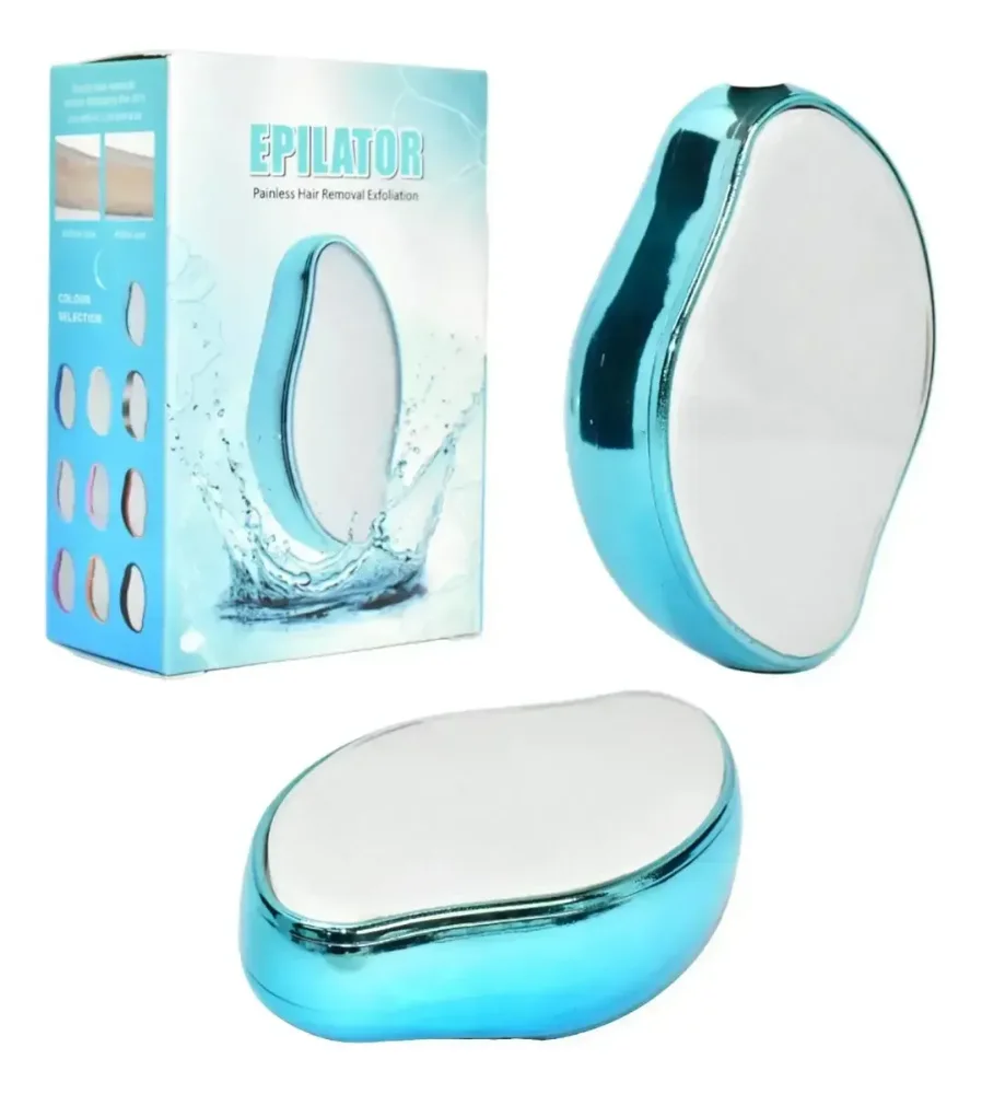 Depiladora De Cristal, Borrador De Pelo Vello Portátil